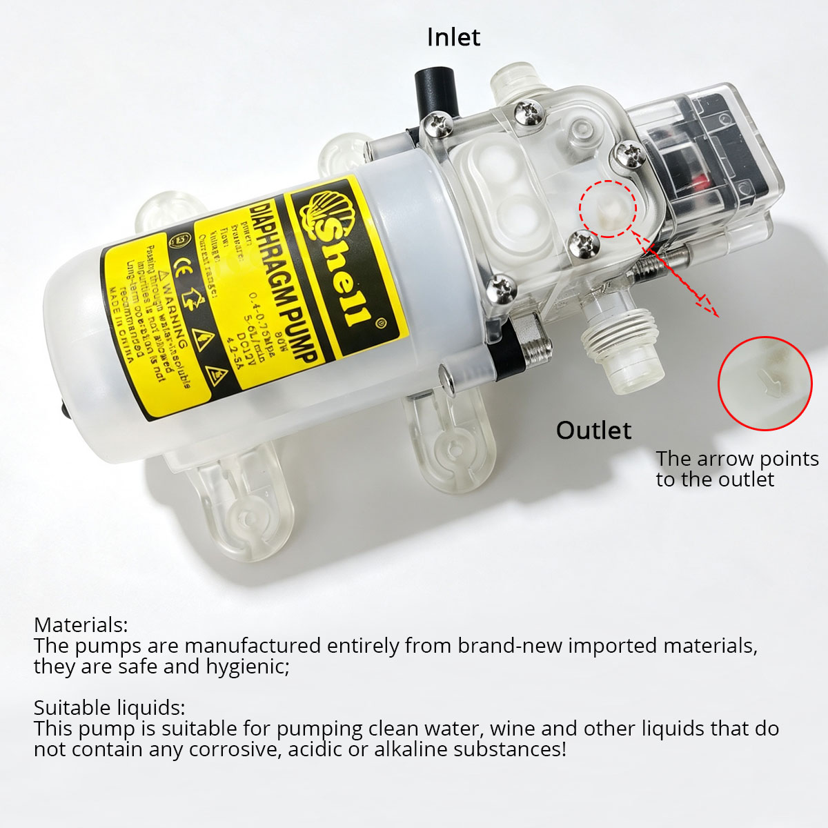 12V 80W Food Grade Diaphragm P - Mini Peristaltic Pump 12V 评论和价格
