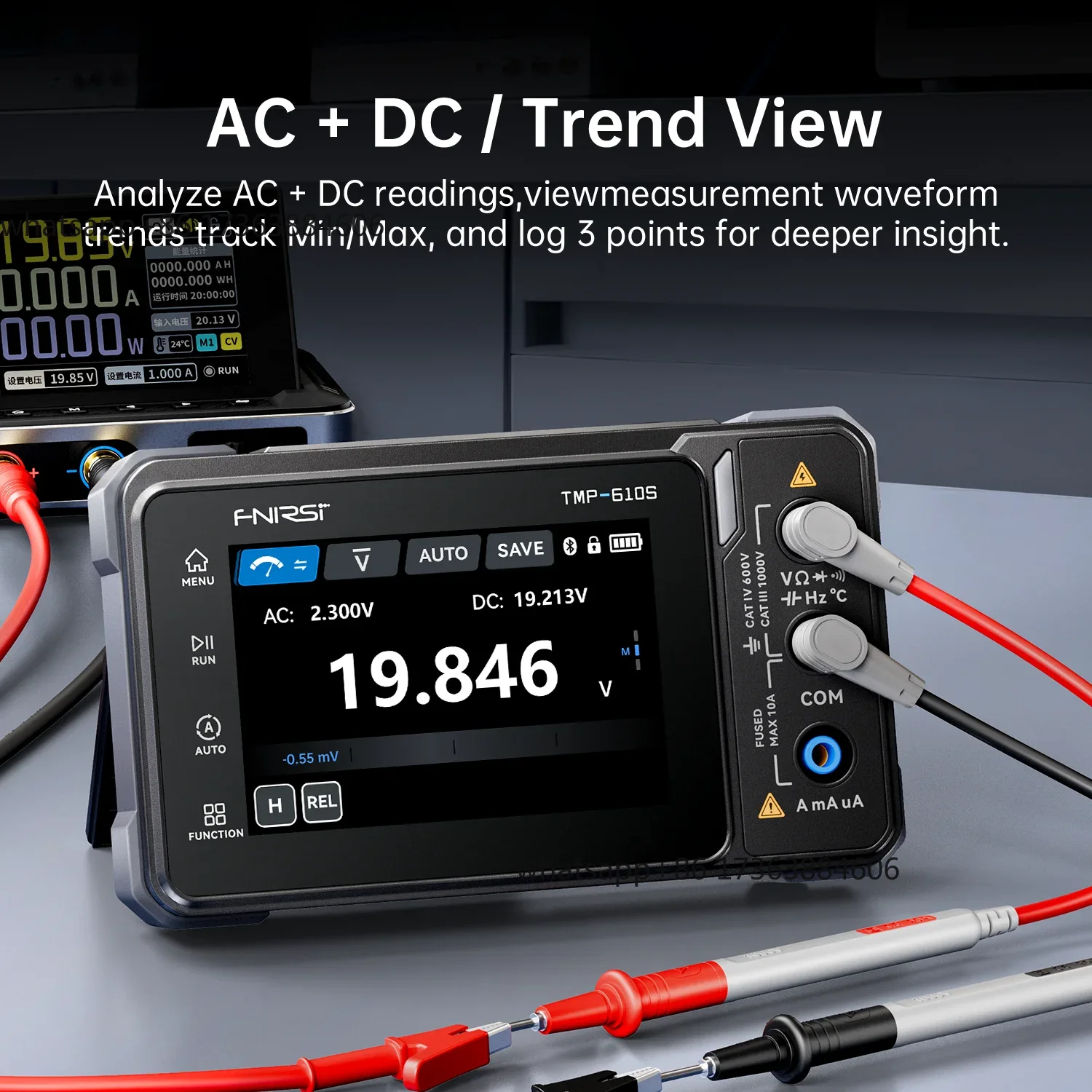 FNIRSI TMP-610S Digital Multim - Fnirsi Digital Oscilloscope Handheld 评论和价格