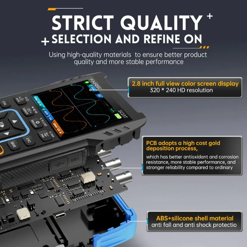 FNIRSI 2C23T Handheld Digital  - Fnirsi Digital Oscilloscope Handheld 评论和价格