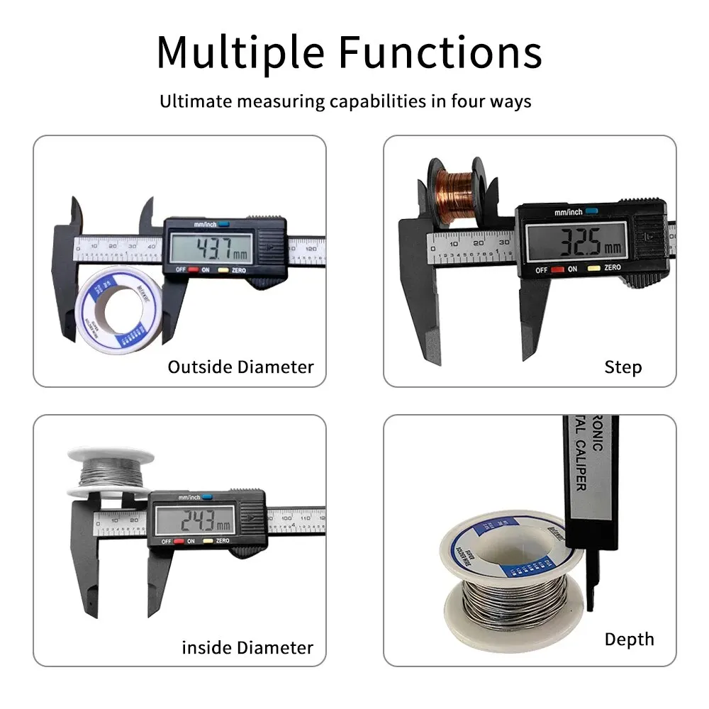 Carbon Fiber Digital Caliper 1 - Digital Caliper 150Mm Stainless Steel 评论和价格