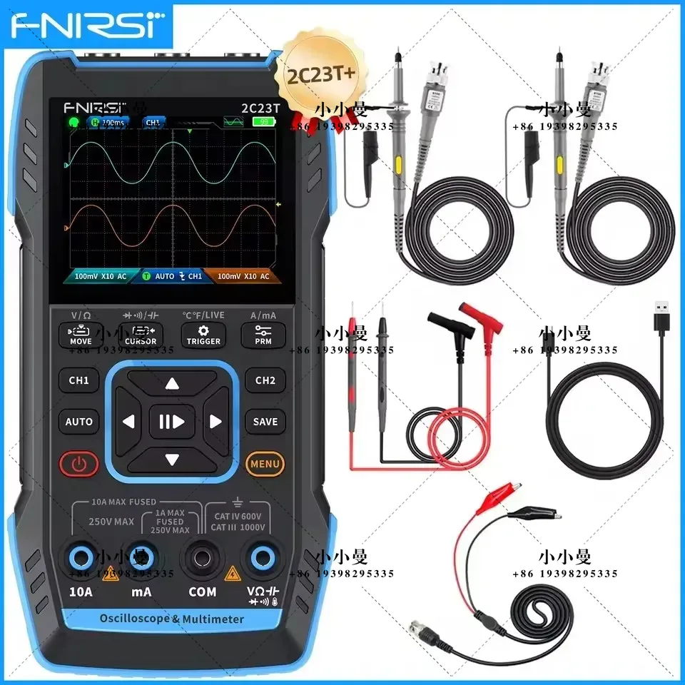 FNIRSI 2C23T10MHz, 2C53T 50MHz - Fnirsi Digital Oscilloscope Handheld 评论和价格